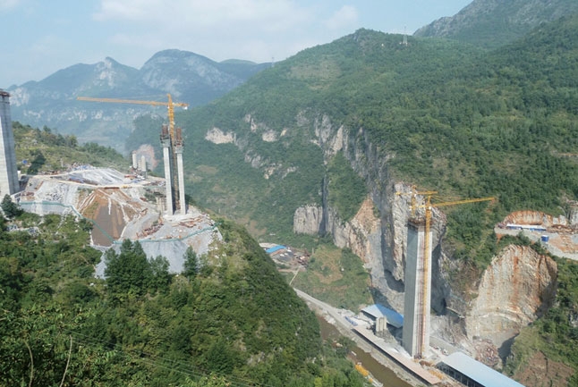 赫章特大橋形貌 赫章特大橋形貌